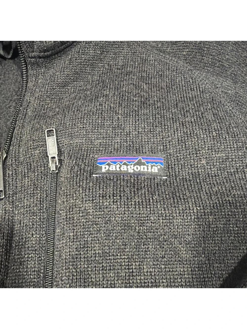 Patagonia Better Sweater Jacket Mens L Black Fleece Full Zip Outdoor Casual